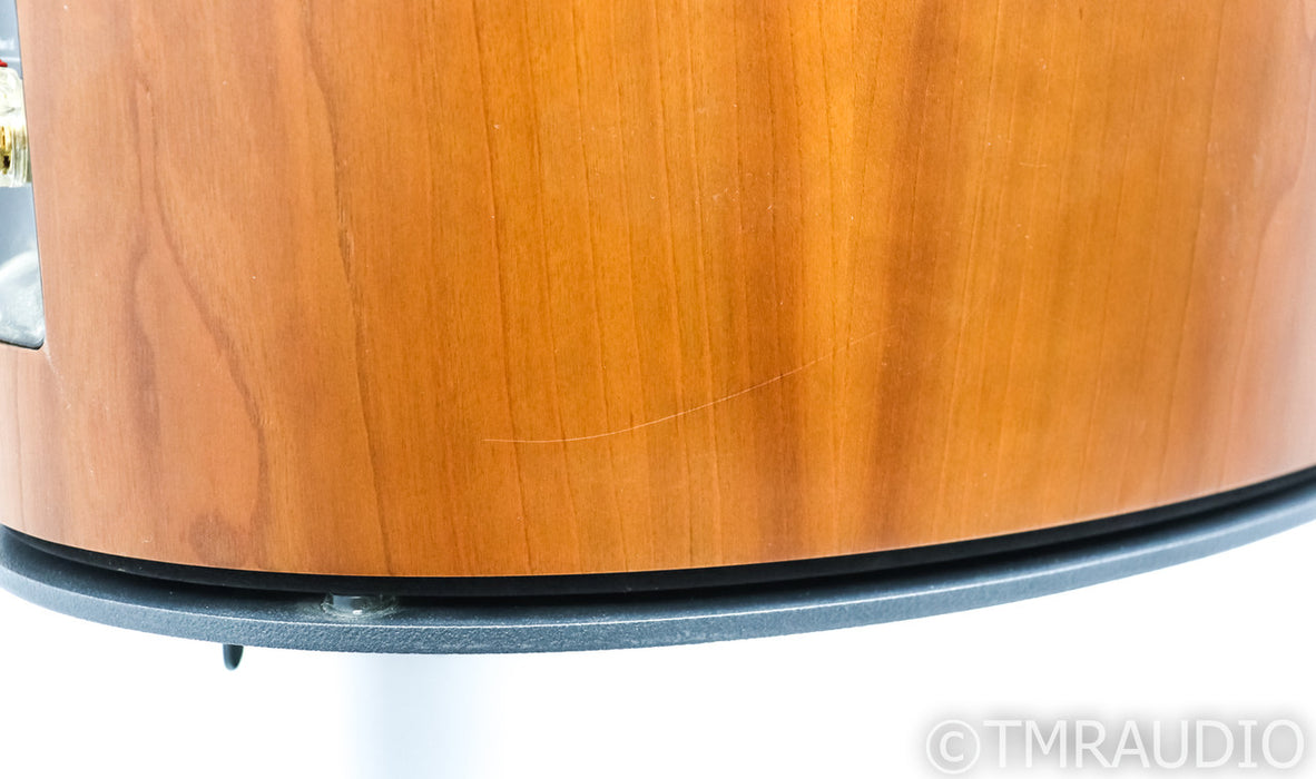 B&W Nautilus 805 Bookshelf Speakers; Cherry Pair w/ Stands