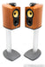 B&W Nautilus 805 Bookshelf Speakers; Cherry Pair w/ Stands