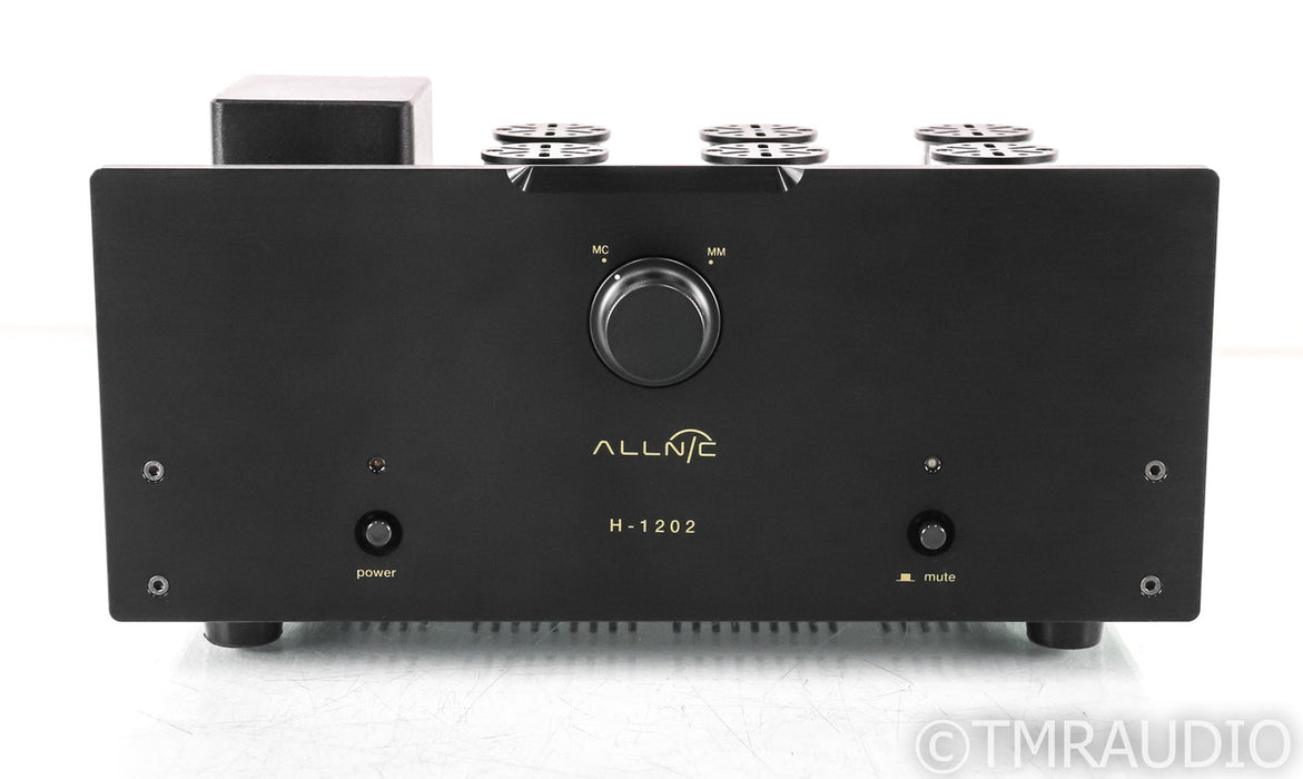 Allnic H-1202 Stereo Tube MM / MC Phono Preamplifier; H1202; Black