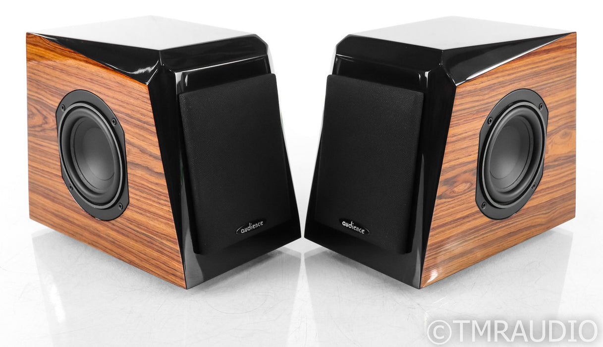 Audience ClairAudient 1+1 V4 Bookshelf Speakers; Black/Rosewood Pair (Open Box)