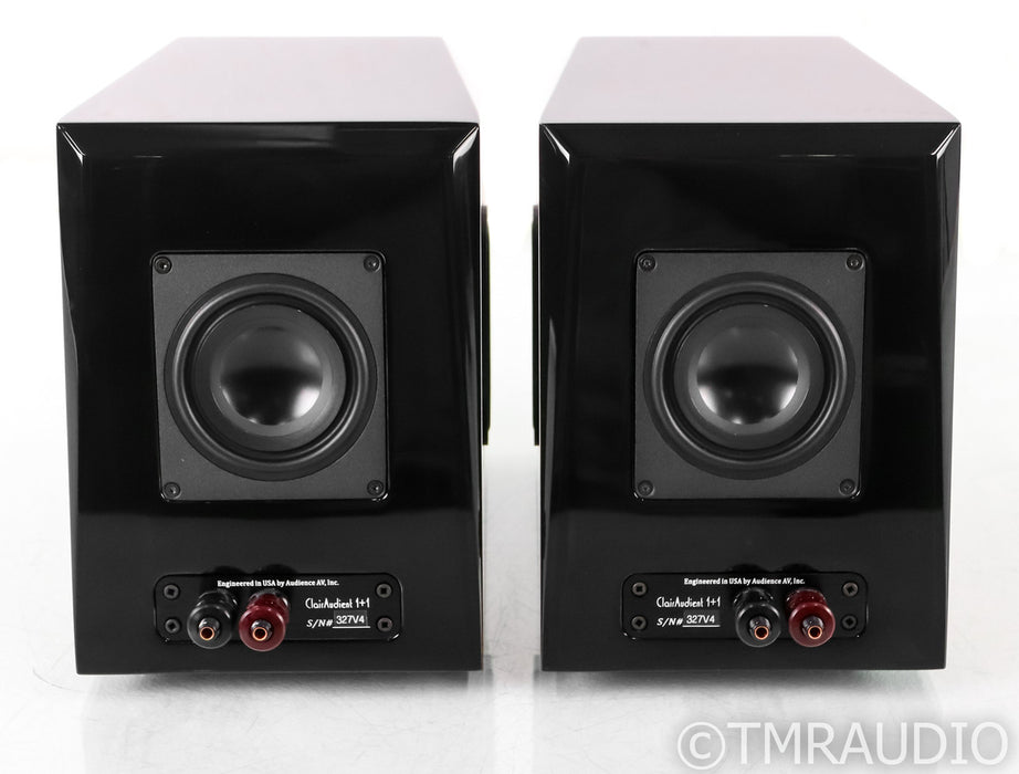 Audience ClairAudient 1+1 V4 Bookshelf Speakers; Black/Rosewood Pair (Open Box)