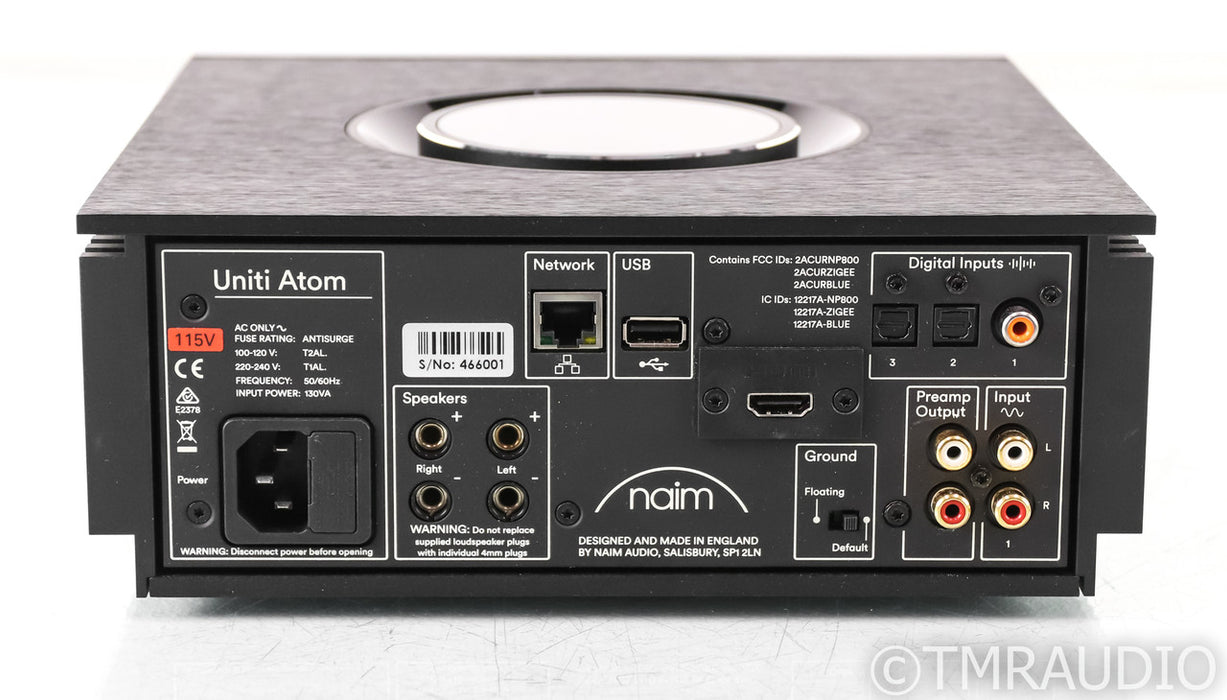 Naim Uniti Atom Stereo Integrated Amplifier / Streamer; HDMI; Bluetooth; Remote