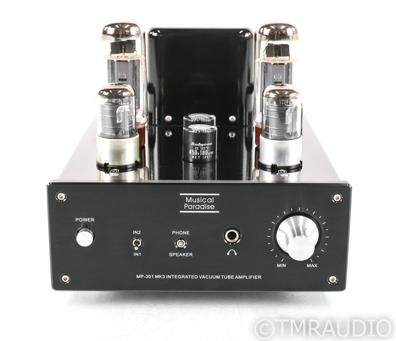 Musical Paradise MP-301 MK3 Stereo Tube Integrated Amplifier; MP301; Black