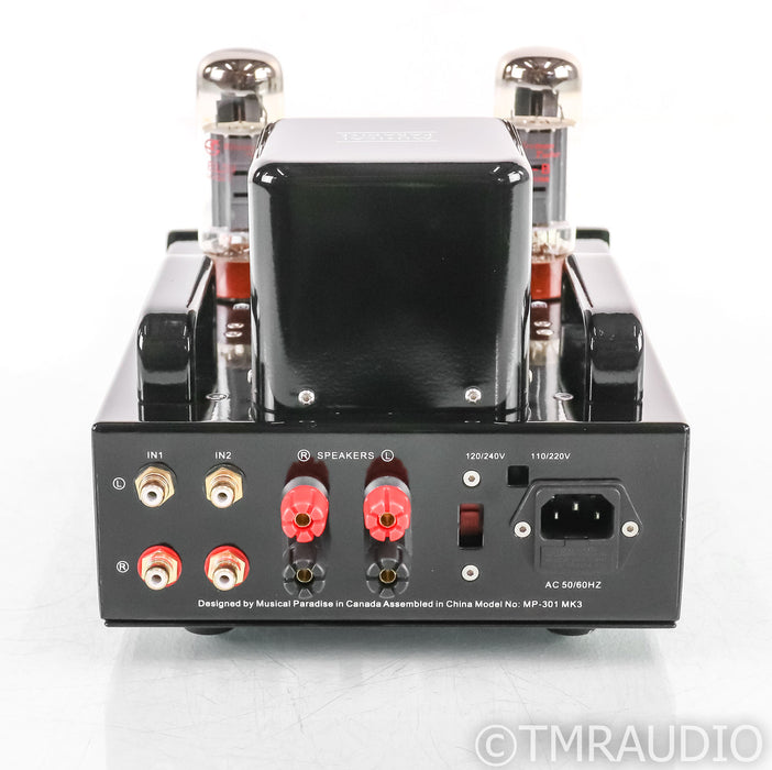 Musical Paradise MP-301 MK3 Stereo Tube Integrated Amplifier; MP301; Black
