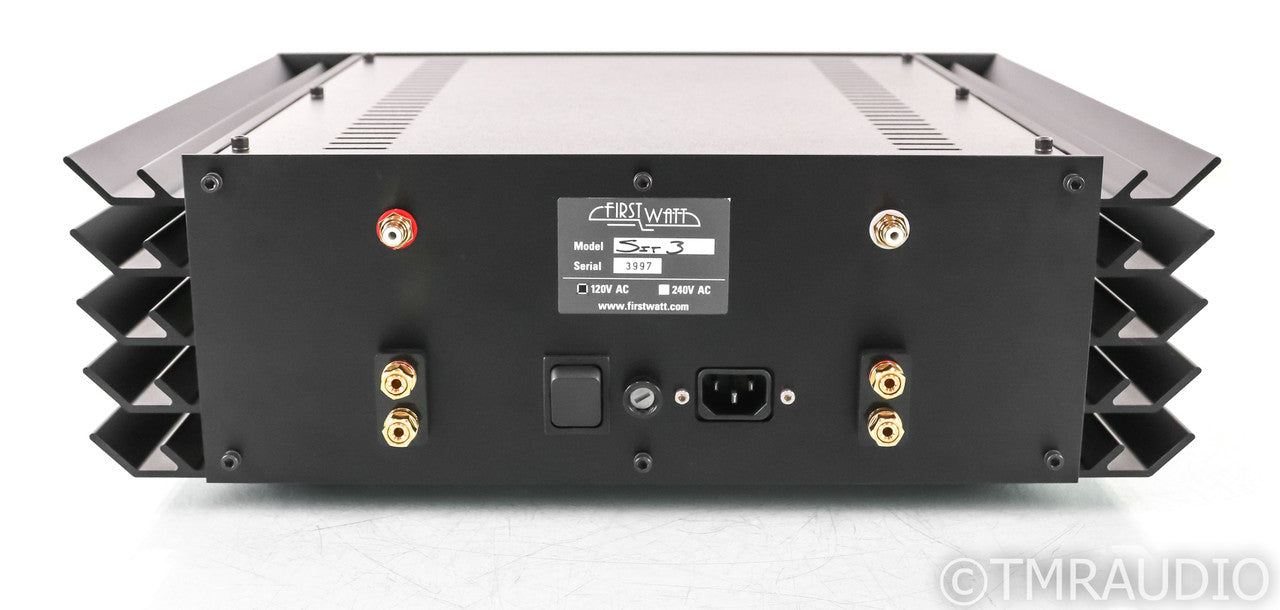 First Watt SIT-3 Stereo Power Amplifeir; SIT3; Black; Nelson Pass