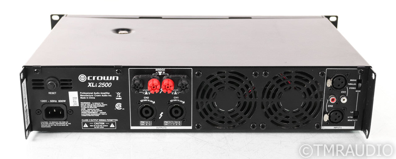 Crown Audio XLi 2500 Stereo Power Amplifier