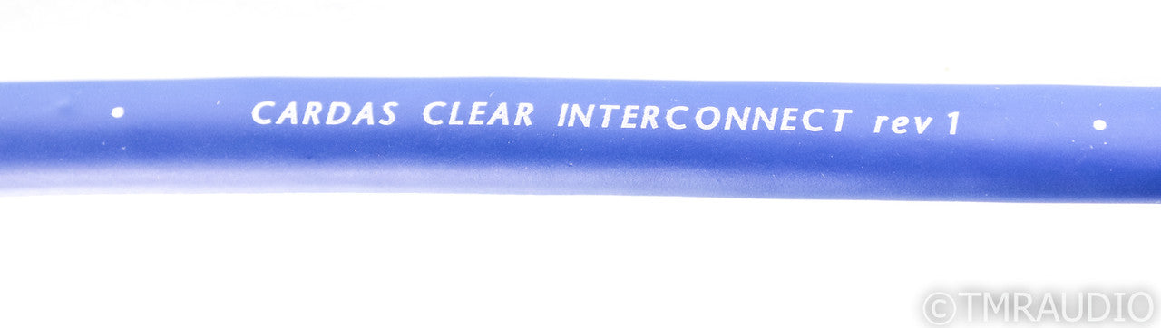 Cardas Clear XLR Cables; rev 1; 1m Pair Balanced Interconnects
