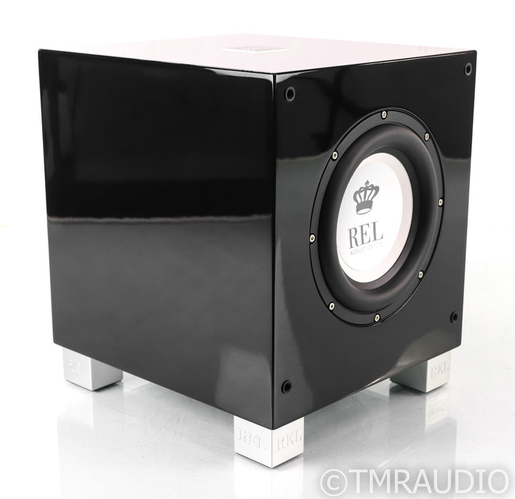 REL T/7i 8" Powered Subwoofer; T-7I; Gloss Black