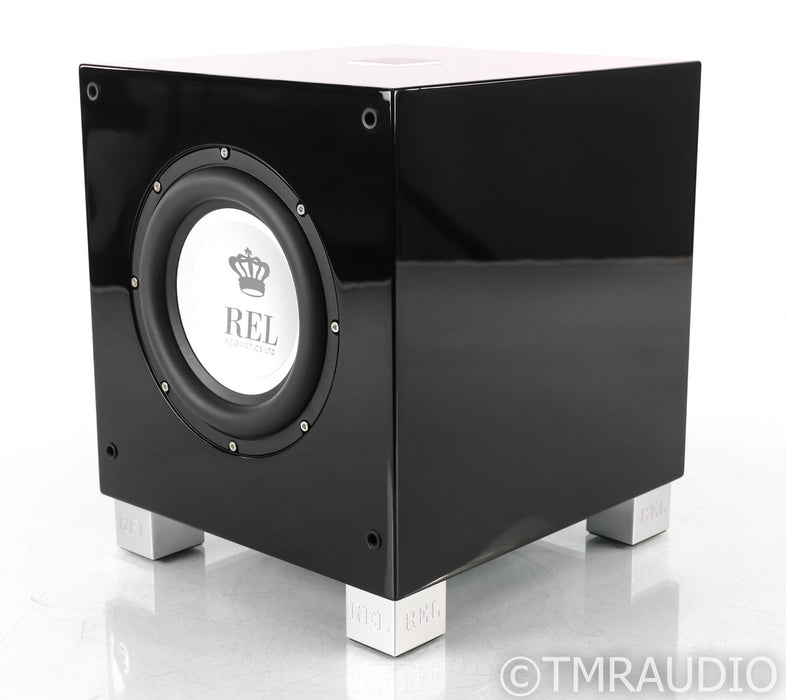 REL T/7i 8" Powered Subwoofer; T-7I; Gloss Black