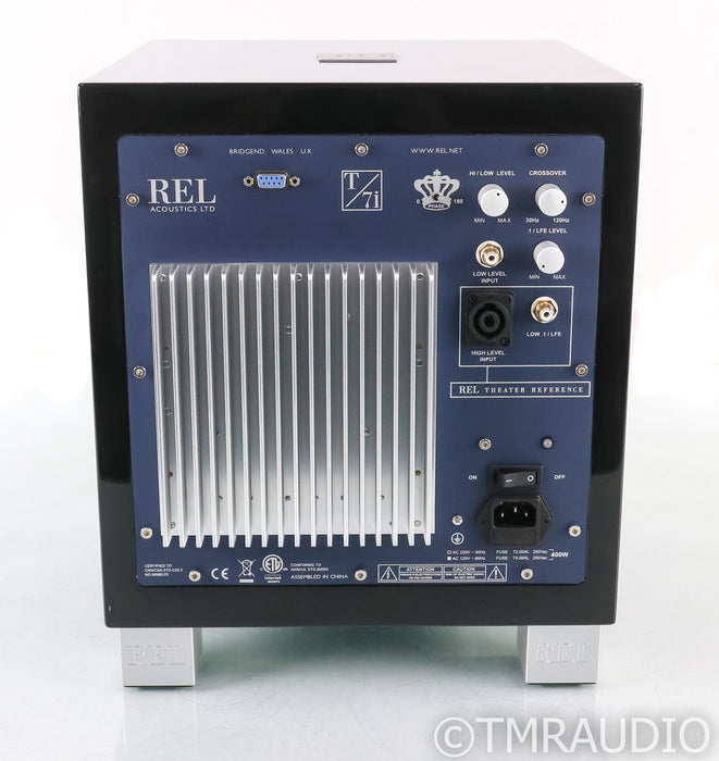 REL T/7i 8" Powered Subwoofer; T-7I; Gloss Black