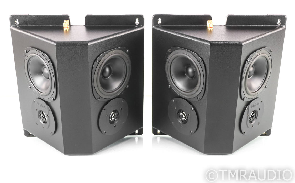 McIntosh HT-3W On-Wall / Surround Speakers; Black w/ White Grill Pair; HT3