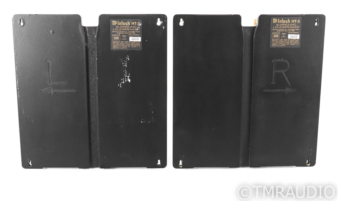 McIntosh HT-3W On-Wall / Surround Speakers; Black w/ White Grill Pair; HT3