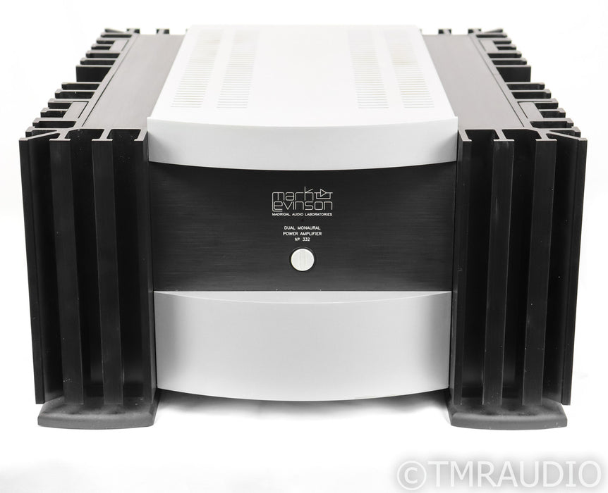 Mark Levinson No. 332 Stereo Power Amplifier; 332; Silver & Black; 332; Silver & Black