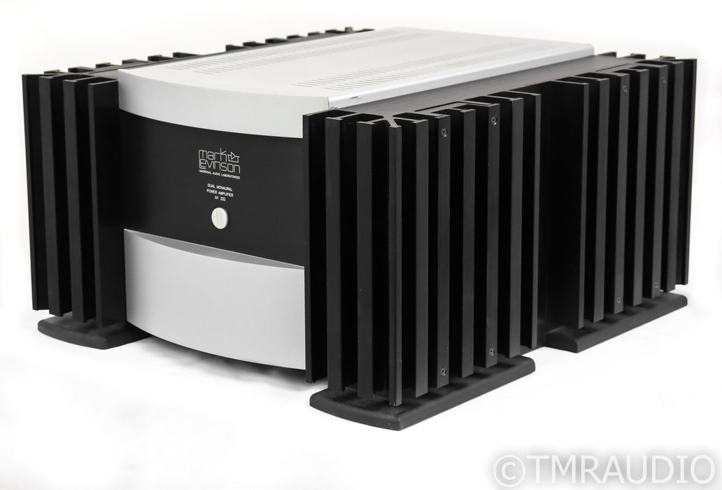 Mark Levinson No. 332 Stereo Power Amplifier; 332; Silver & Black; 332; Silver & Black