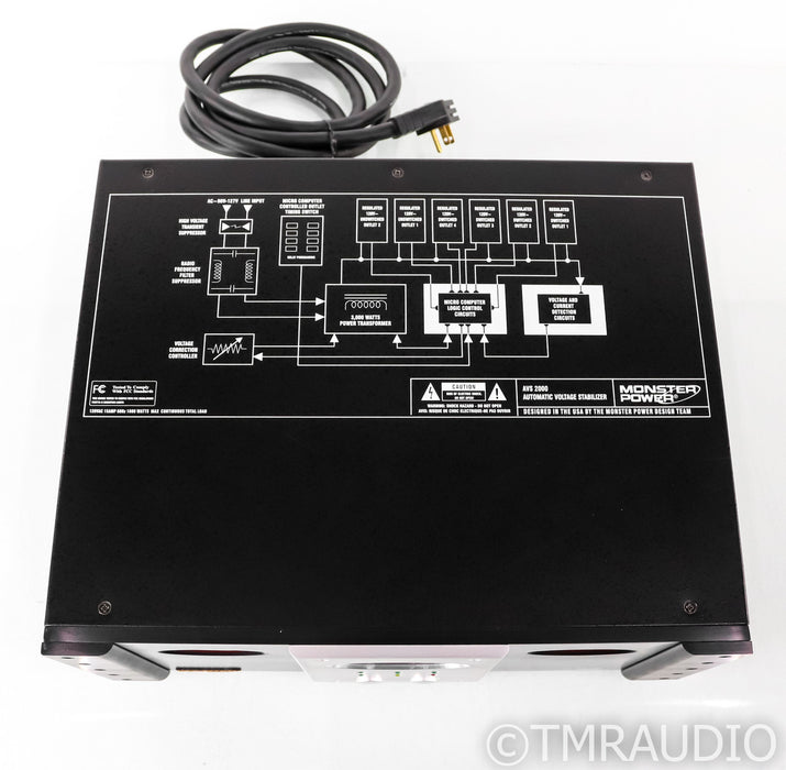 Monster Power AVS 2000 AC Power Line Conditioner; Automatic Voltage Stabilizer
