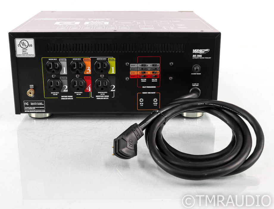Monster Power AVS 2000 AC Power Line Conditioner; Automatic Voltage Stabilizer