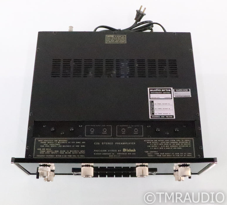 McIntosh C29 Vintage Stereo Preamplifier; C-29; Walnut Cabinet