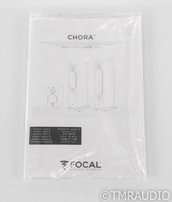 Focal Chora 806 Bookshelf Speakers; Black Pair