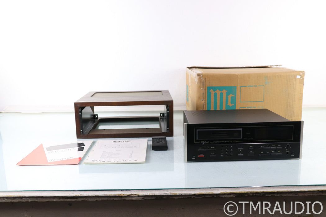 McIntosh MCD7007 Vintage CD Player; Remote- Excellent