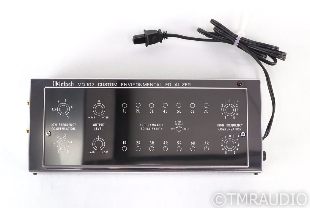 McIntosh MQ107 Vintage Environmental Equalizer; MQ-107; Exceptional Condition