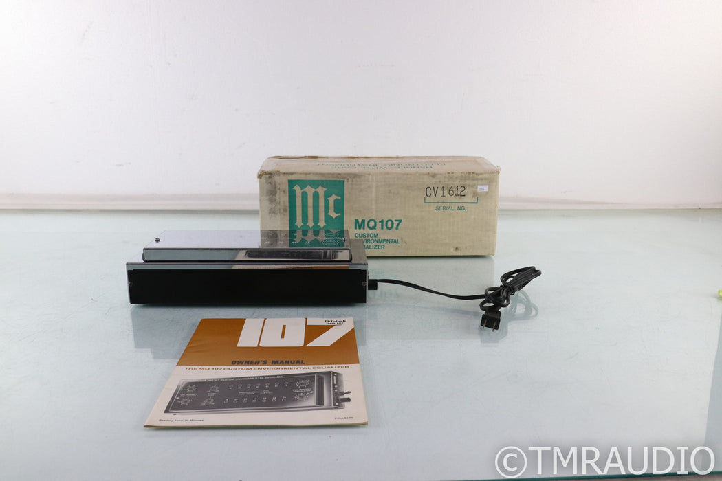 McIntosh MQ107 Vintage Environmental Equalizer; MQ-107 - Factory Box