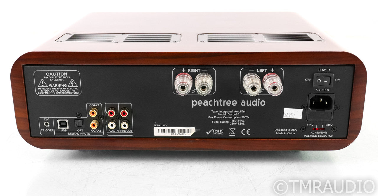 Peachtree Decco65 Stereo Integrated Amplifier; Remote