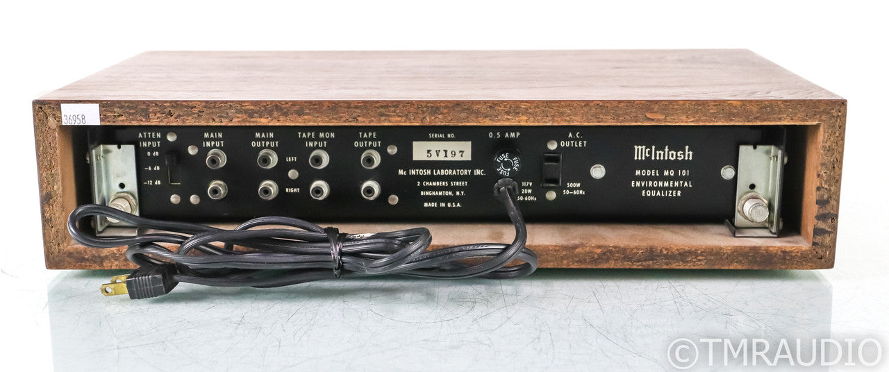 McIntosh MQ101 Vintage Environmental Equalizer; MQ-101