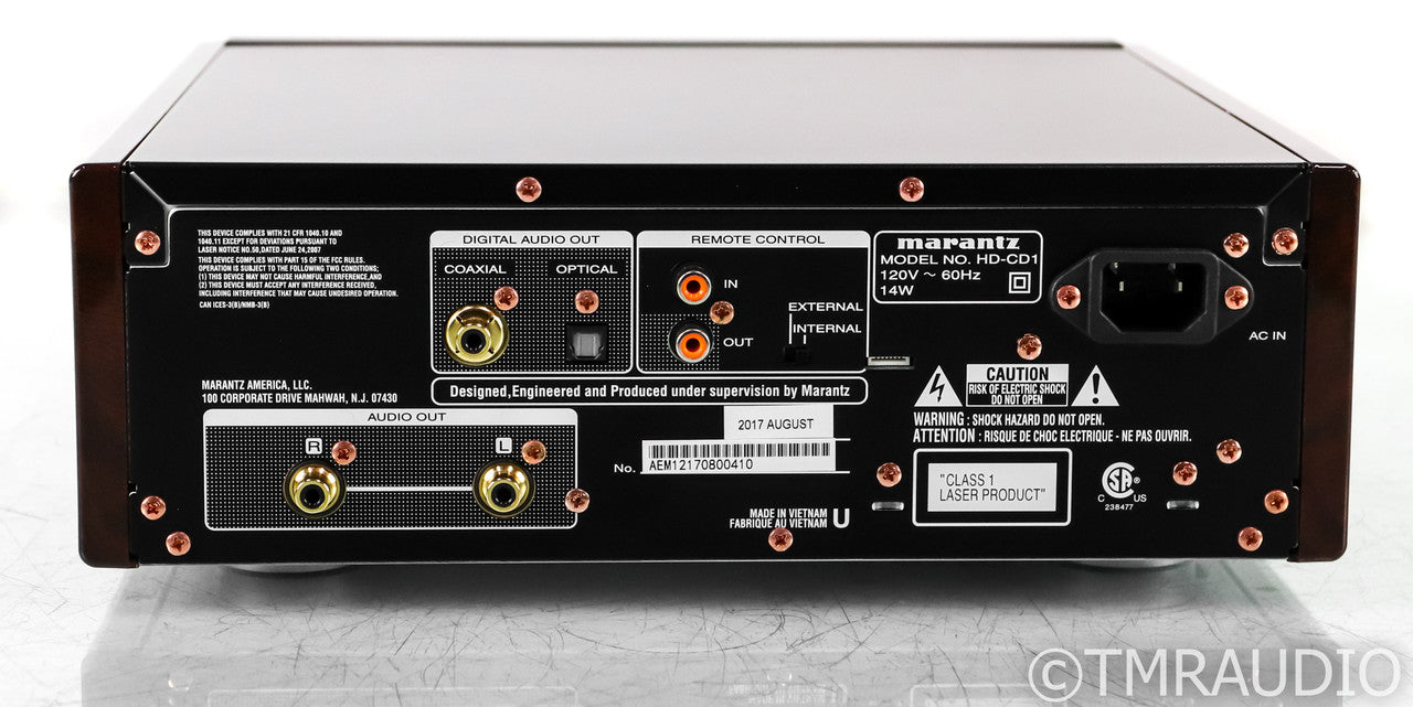 Marantz HD-CD1 CD Player; HDCD1; Black & Wood