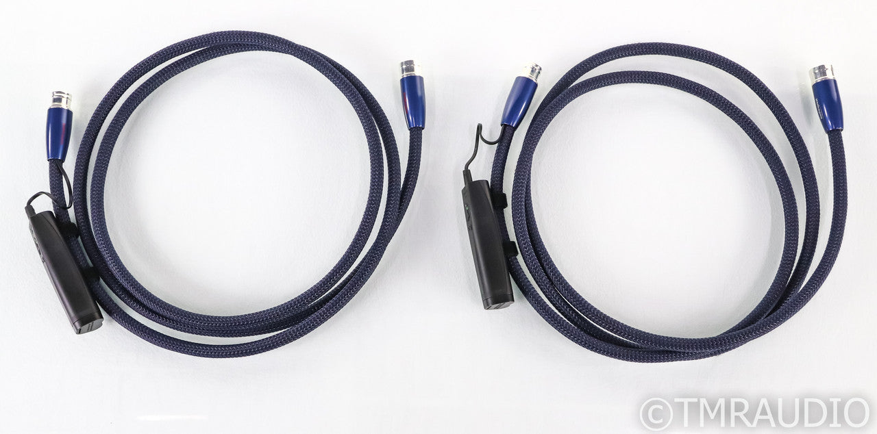 AudioQuest Water XLR Cables; 2m Pair Balanced Interconnects; 72v DBS (Open Box)