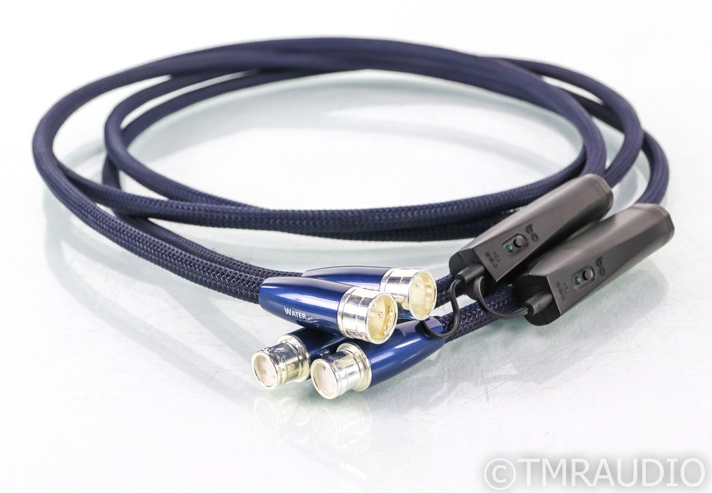 AudioQuest Water XLR Cables; 2m Pair Balanced Interconnects; 72v DBS (Open Box)