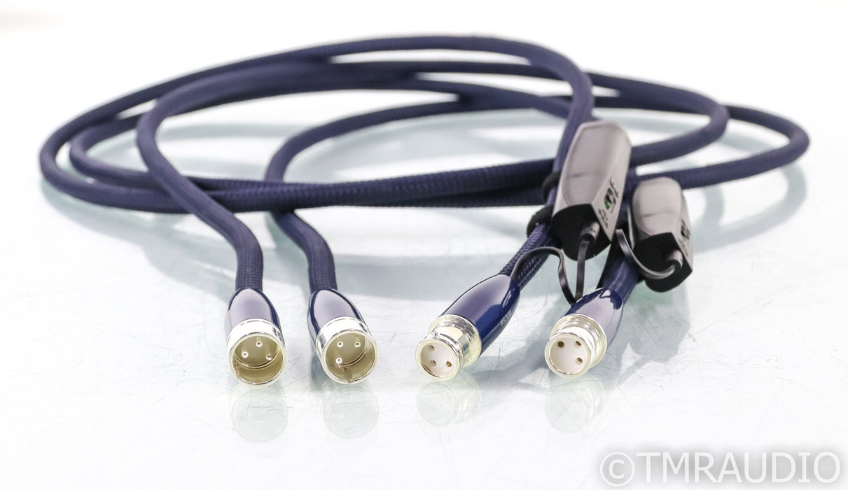AudioQuest Water XLR Cables; 2m Pair Balanced Interconnects; 72v DBS (Open Box)