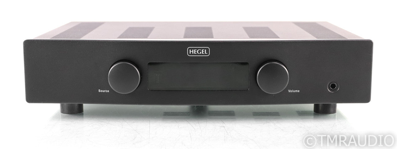 Hegel H120 Stereo Integrated Amplifier; H-120; Black; Remote; H-120; Black; Remote