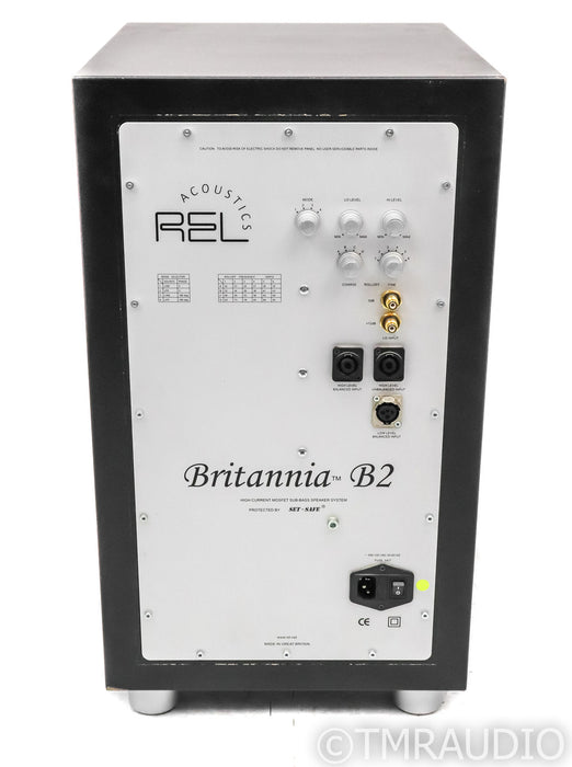 REL Britannia B2 10" Powered Subwoofer; B-2; Black