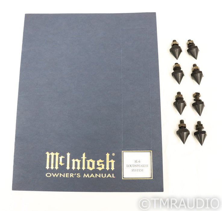 McIntosh SL-6 Floorstanding Speakers; Ash Black Pair; SL6