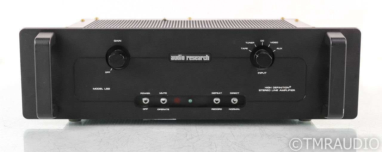 Audio Research LS2BMKII Stereo Tube Preamplifier; LS-2B MKII; Black