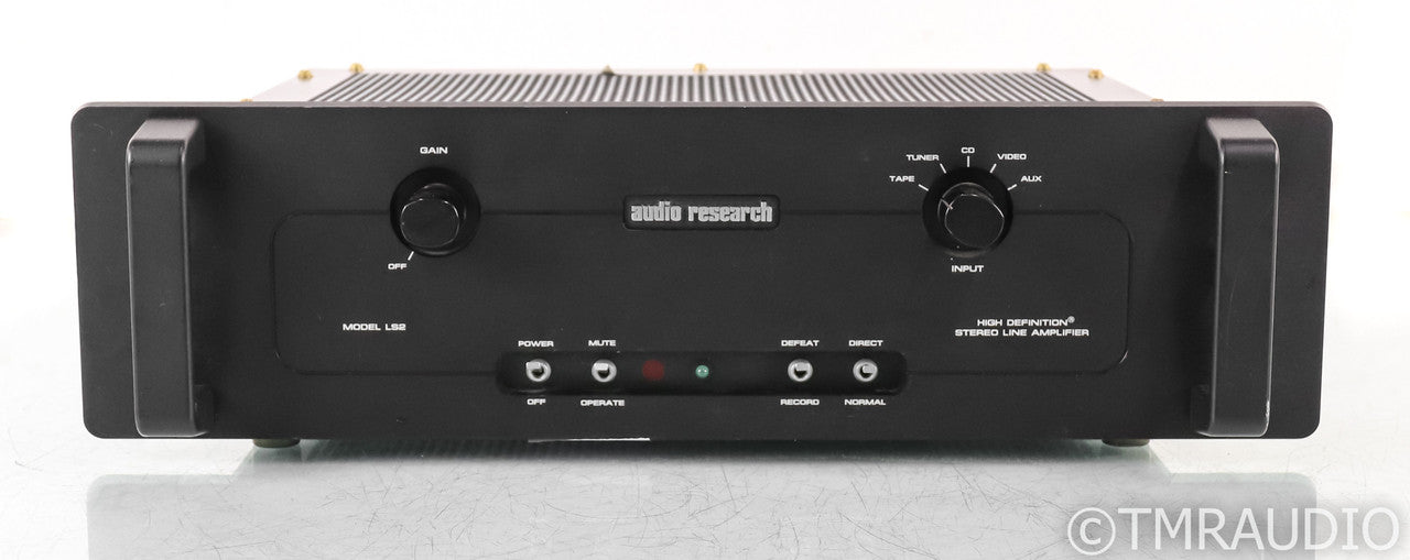 Audio Research LS2BMKII Stereo Tube Preamplifier; LS-2B MKII; Black