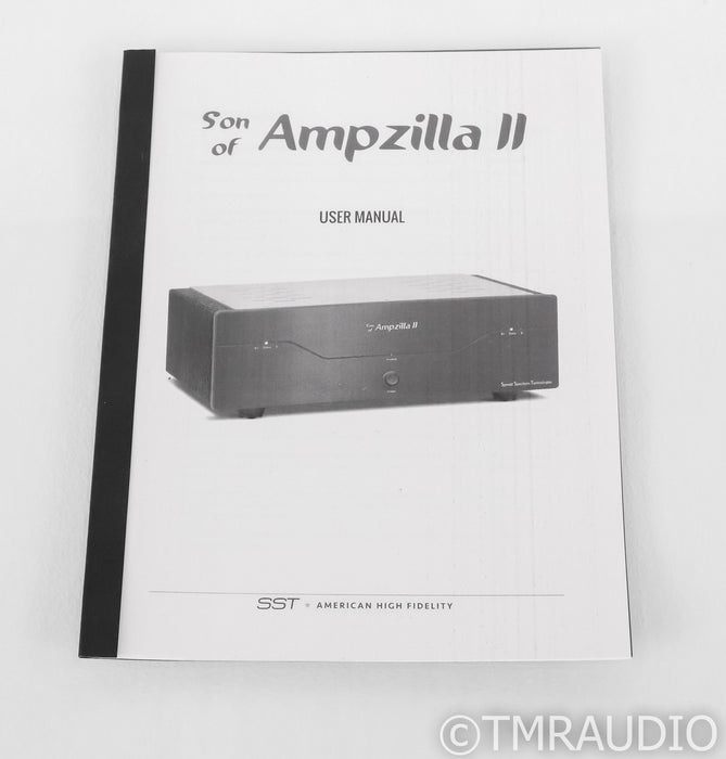 Spread Spectrum Technologies Son of Ampzilla II Stereo Power Amplifier; SST