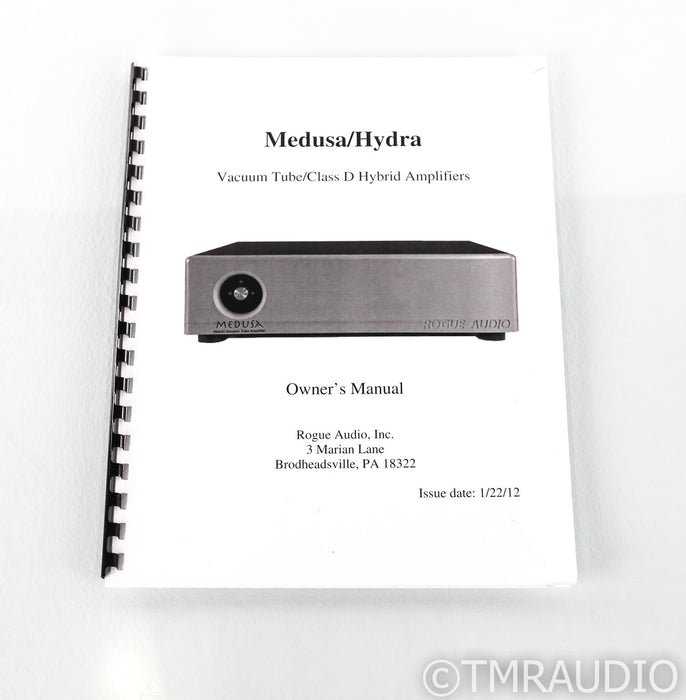 Rogue Audio Medusa Stereo Tube Hybrid Power Amplifier