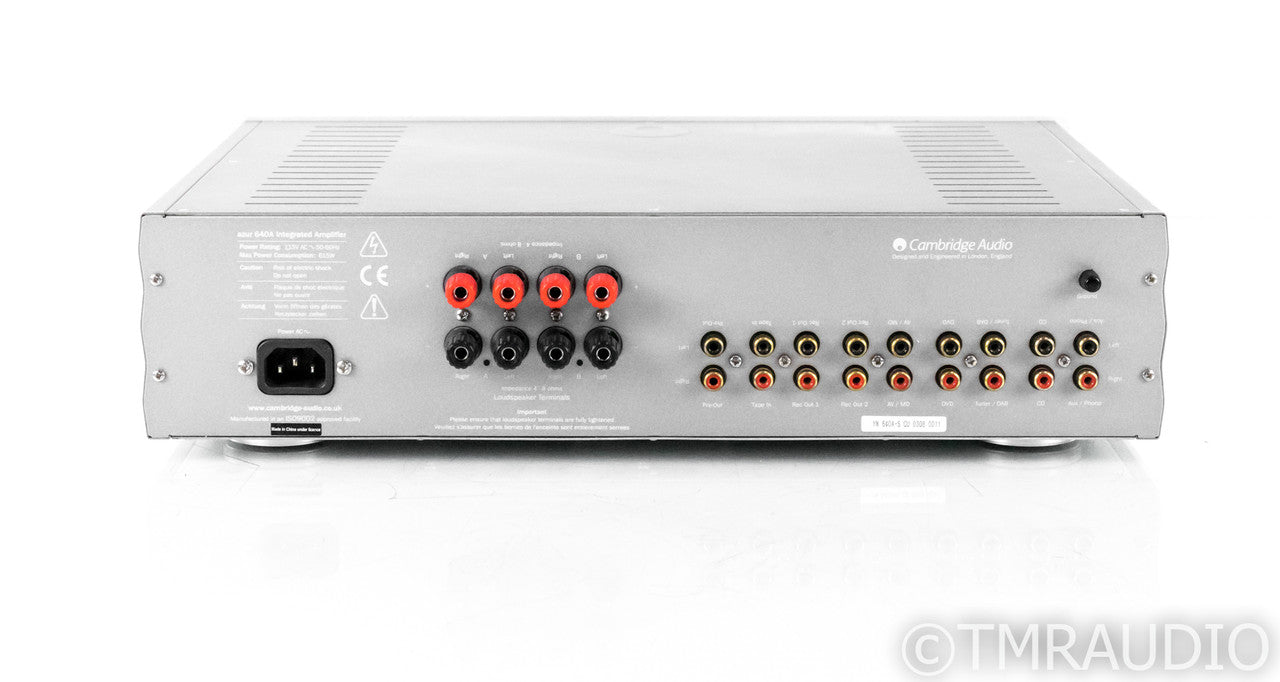 Cambridge Audio Azur 640A Integrated Amplifier; AS-IS (Low Buzz On Start Up)
