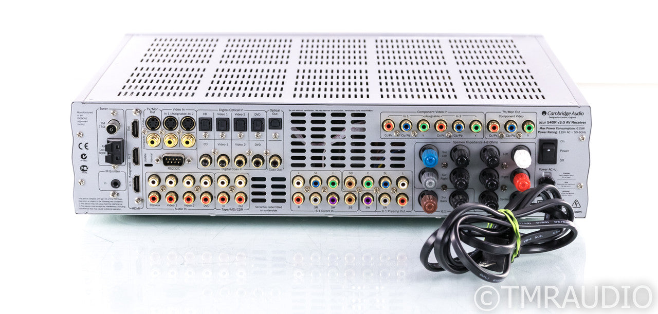 Cambridge Audio Azur 540R v3.0 6.1 Channel Home Theater Receiver; V3; Remote