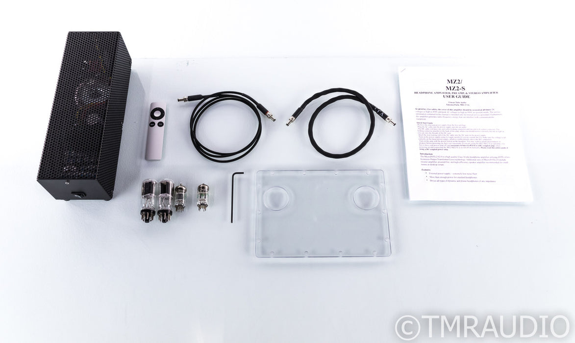 Linear Tube Audio MicroZOTL MZ2-S Tube Headphone Amplifier; Integrated; Upgrades