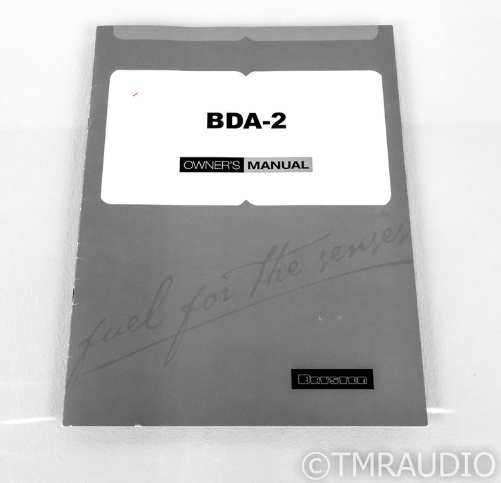 Bryston BDA-2 DAC; D/A Converter; BDA2