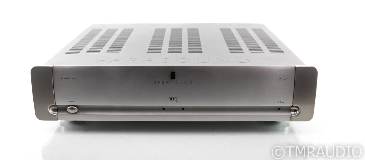 Parasound Halo A23 Stereo Power Amplifier; Silver; A-23