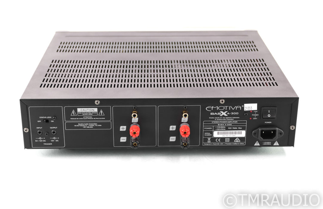 Emotiva BasX A-300 Stereo Power Amplifier; A300