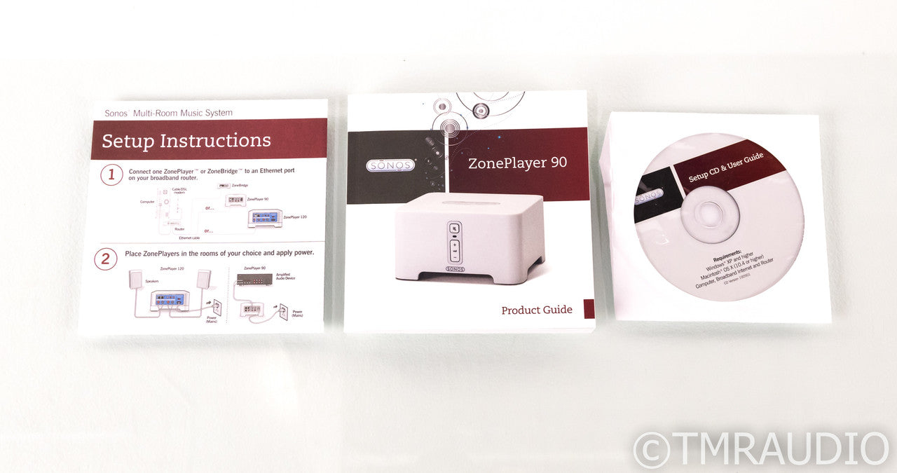 Sonos ZP90 Wireless Network Streamer; ZonePlayer; ZP-90