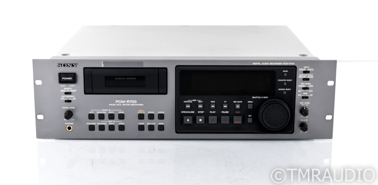 【完動品DATデッキ】SONY PCM-R700 Sony PCM-R700 Vintage Professional DAT Recorder; PCMR700; Remote