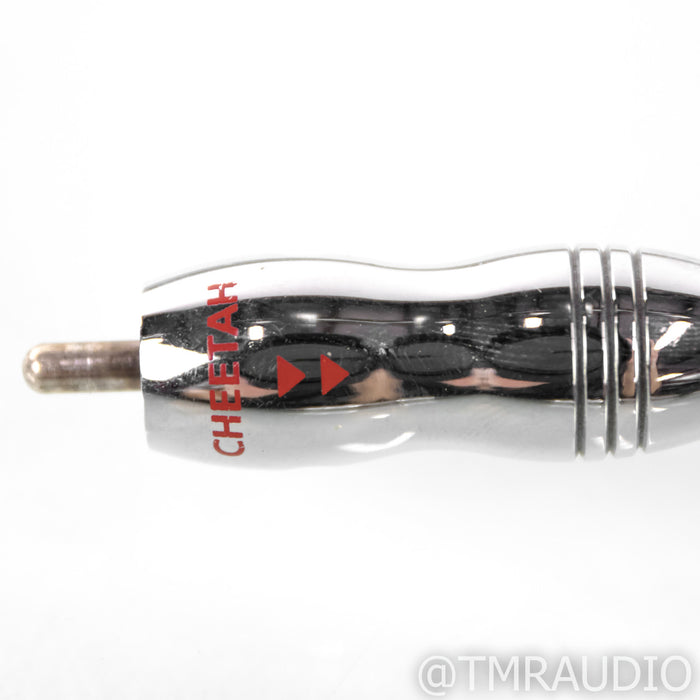 AudioQuest Cheetah RCA Cables; 1m Pair Interconnects; 36v DBS