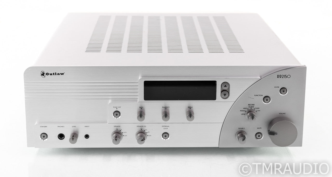 Outlaw Audio RR2150 Stereo AM / FM Receiver; RR-2150; MM / MC Phono (No Remote)