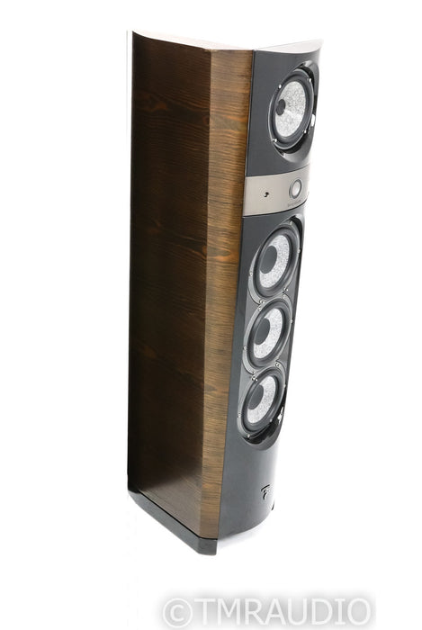 Focal Electra 1038Be Floorstanding Speaker; Single; Dark Walnut; Tweeter Upgrade
