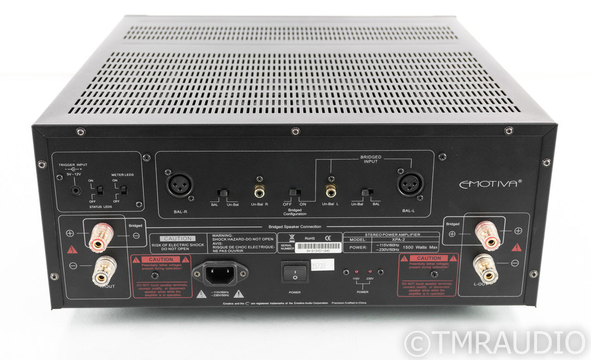 Emotiva XPA-2 Stereo Power Amplifier; XPA2